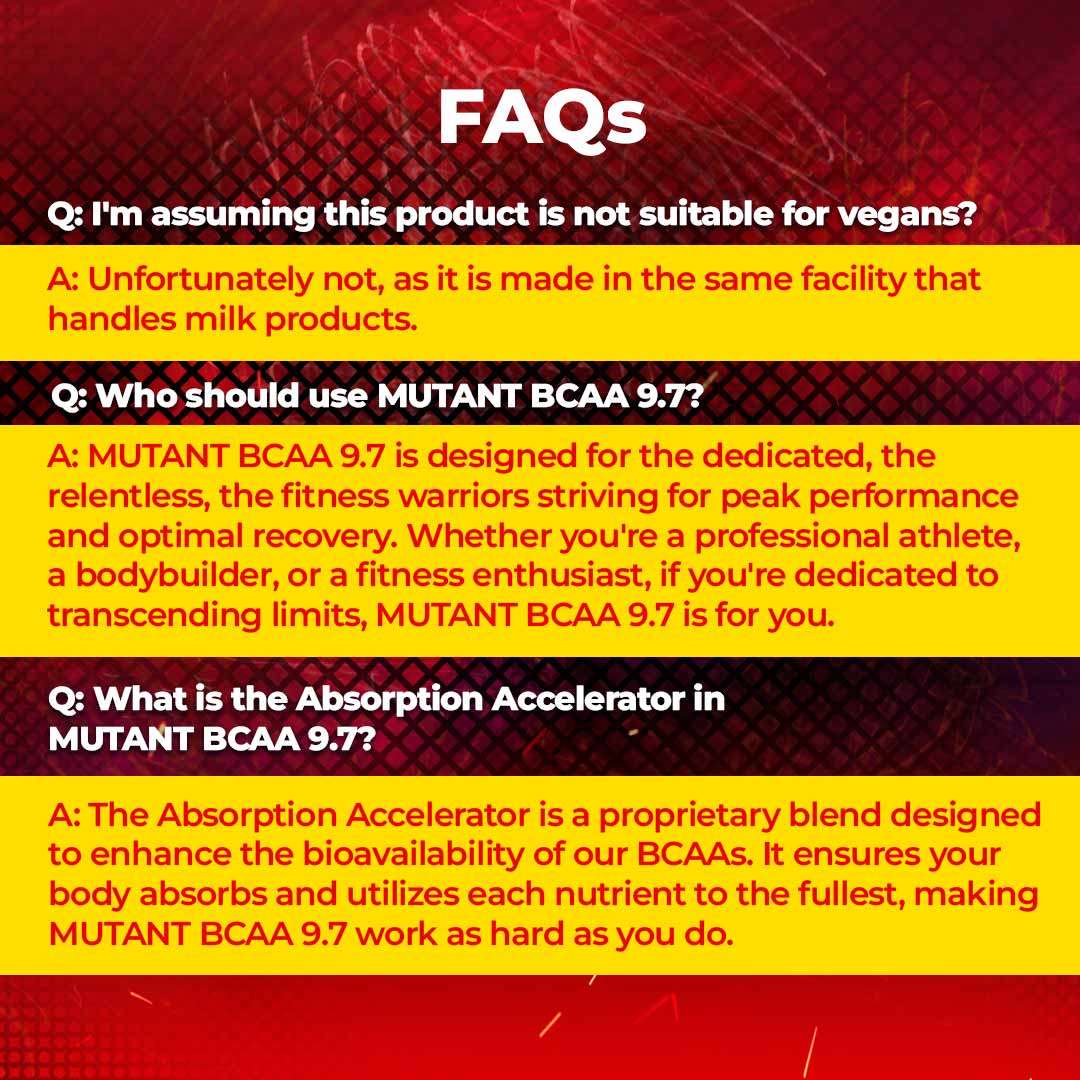 Mutant, BCAA 9.7, 30-90 Sers - Ultimate Sup Singapore