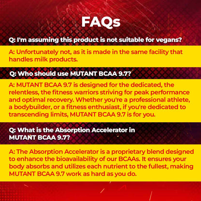 Mutant, BCAA 9.7, 30-90 Sers - Ultimate Sup Singapore