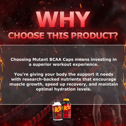 Mutant, BCAA Caps, 200-400 Capsules - Ultimate Sup Singapore