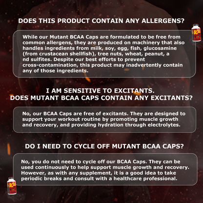 Mutant, BCAA Caps, 200-400 Capsules - Ultimate Sup Singapore