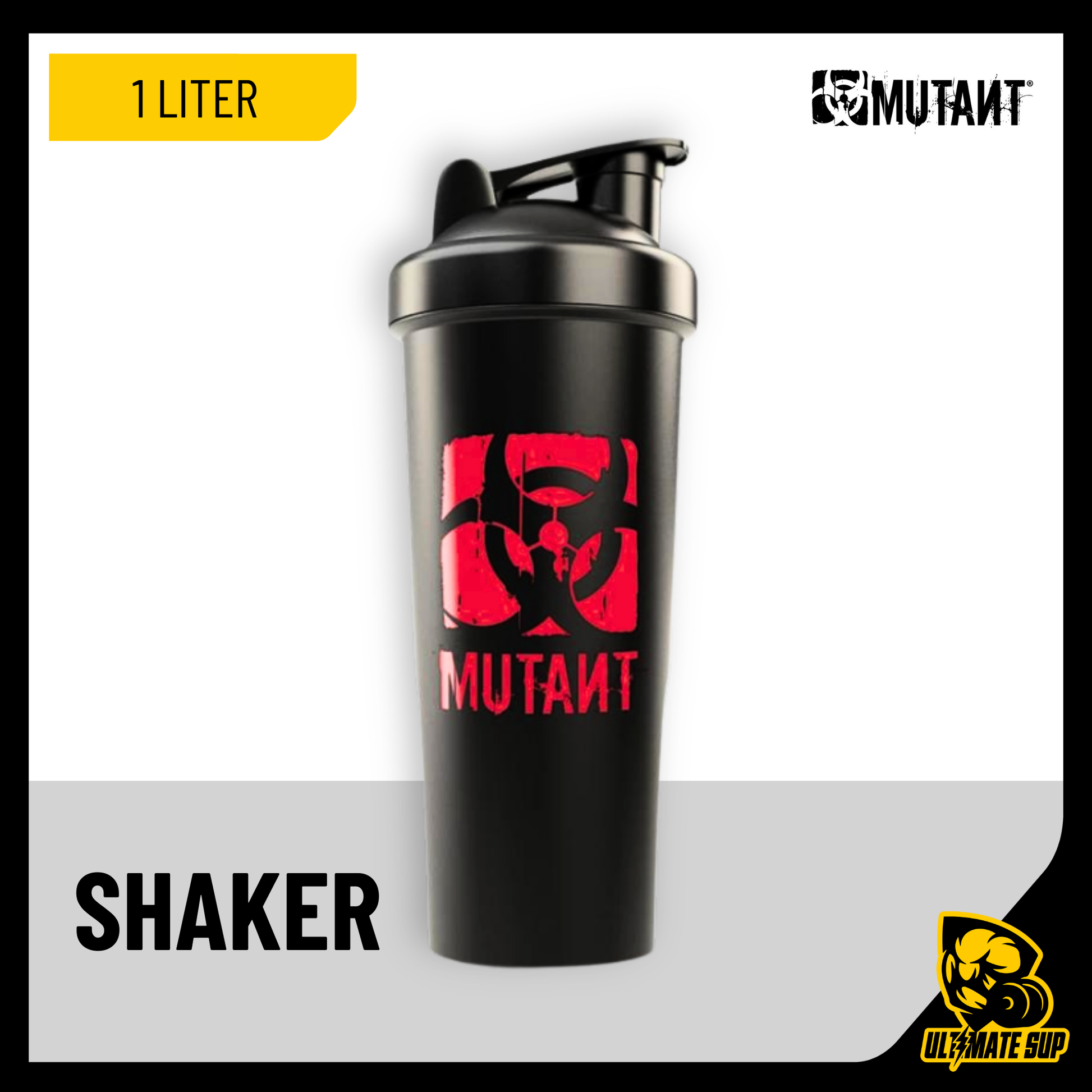 Mutant, Deluxe All-In Shaker Cup, 1 Liter - Ultimate Sup Singapore