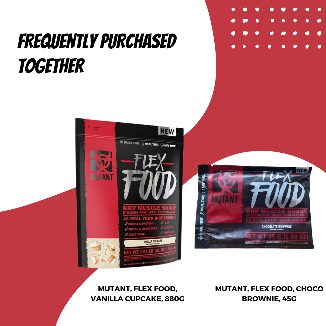 Mutant Flex Food, Choco Brownie – High Protein, 45 g - Ultimate Sup Singapore