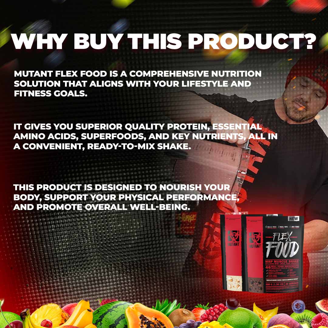 Mutant Flex Food, Meal Replacement, 880g - Ultimate Sup Singapore