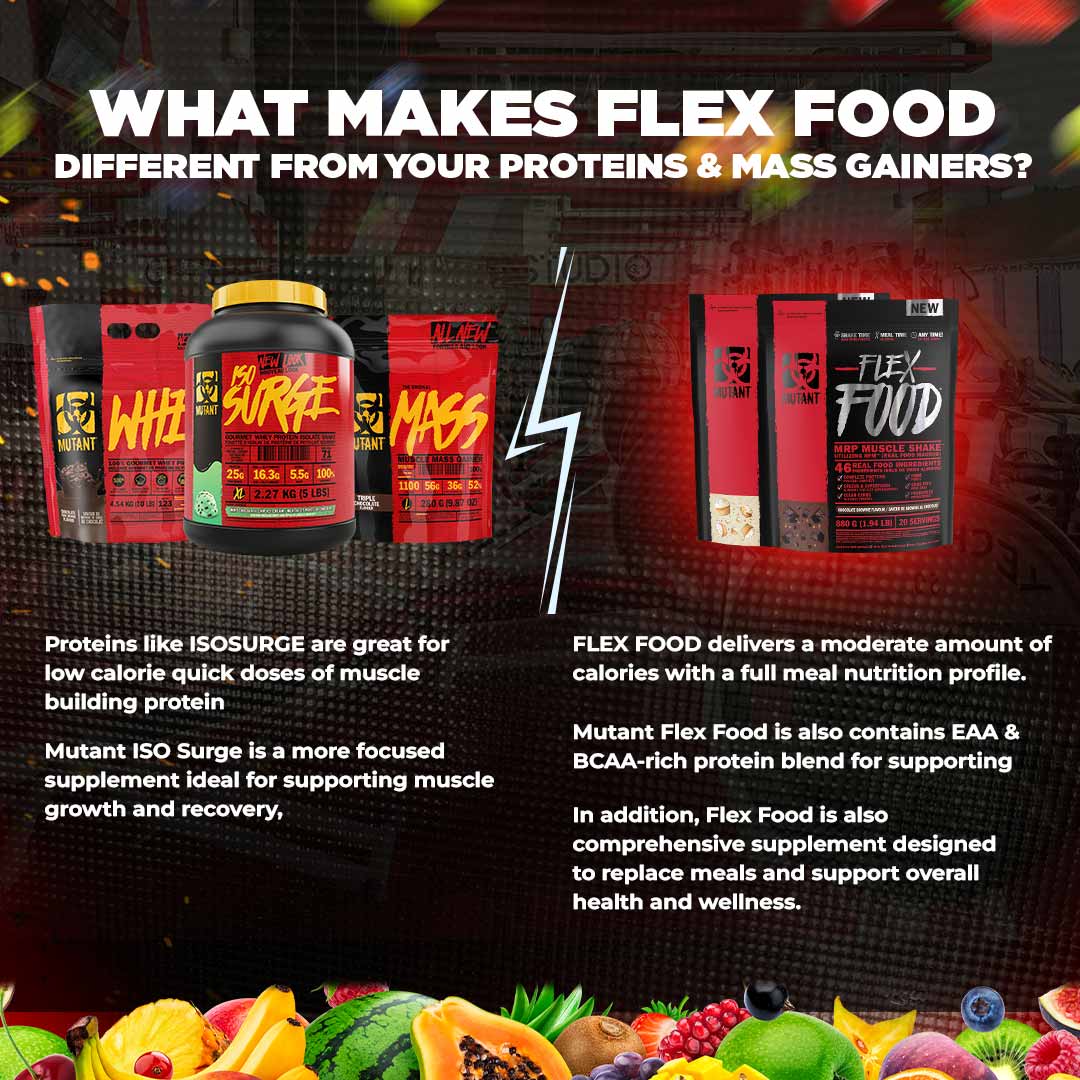 Mutant Flex Food, Meal Replacement, 880g - Ultimate Sup Singapore