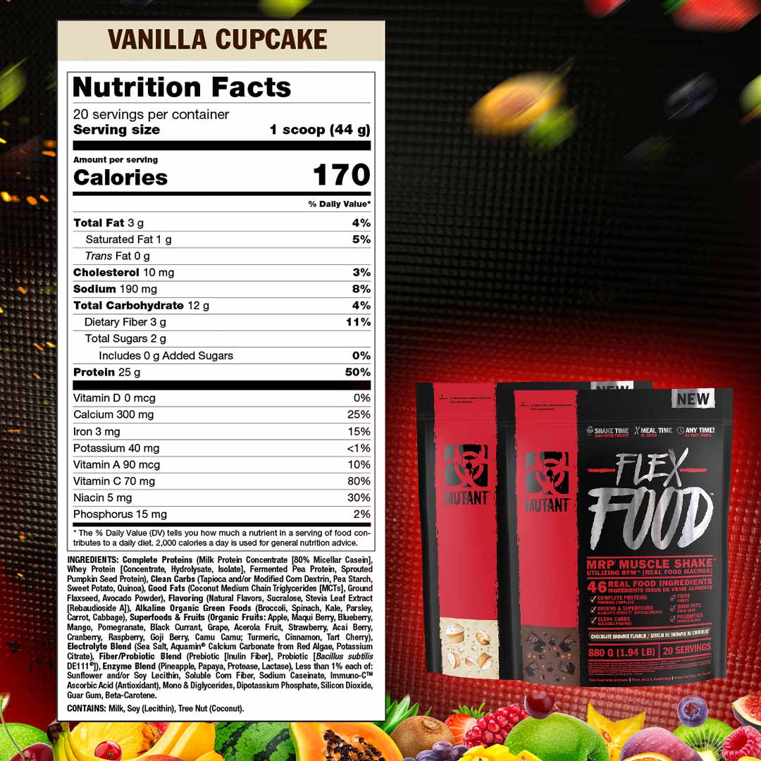 Mutant Flex Food, Meal Replacement, 880g - Ultimate Sup Singapore