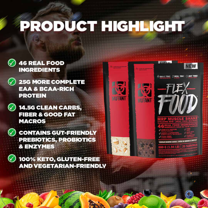 Mutant Flex Food, Meal Replacement, 880g - Ultimate Sup Singapore