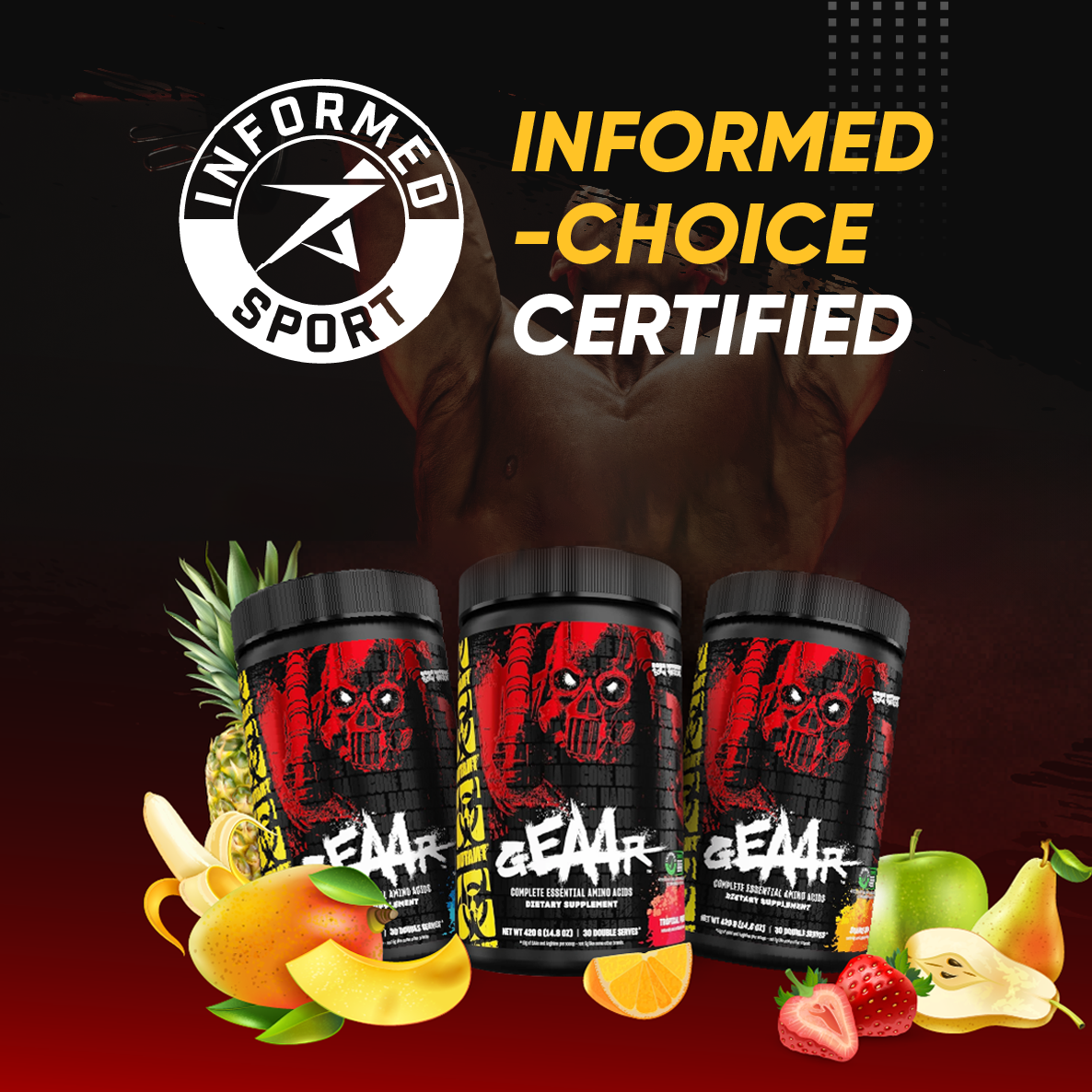 Mutant, GEAAR, Complete Essential Amino Acids, 30 Sers - Ultimate Sup Singapore