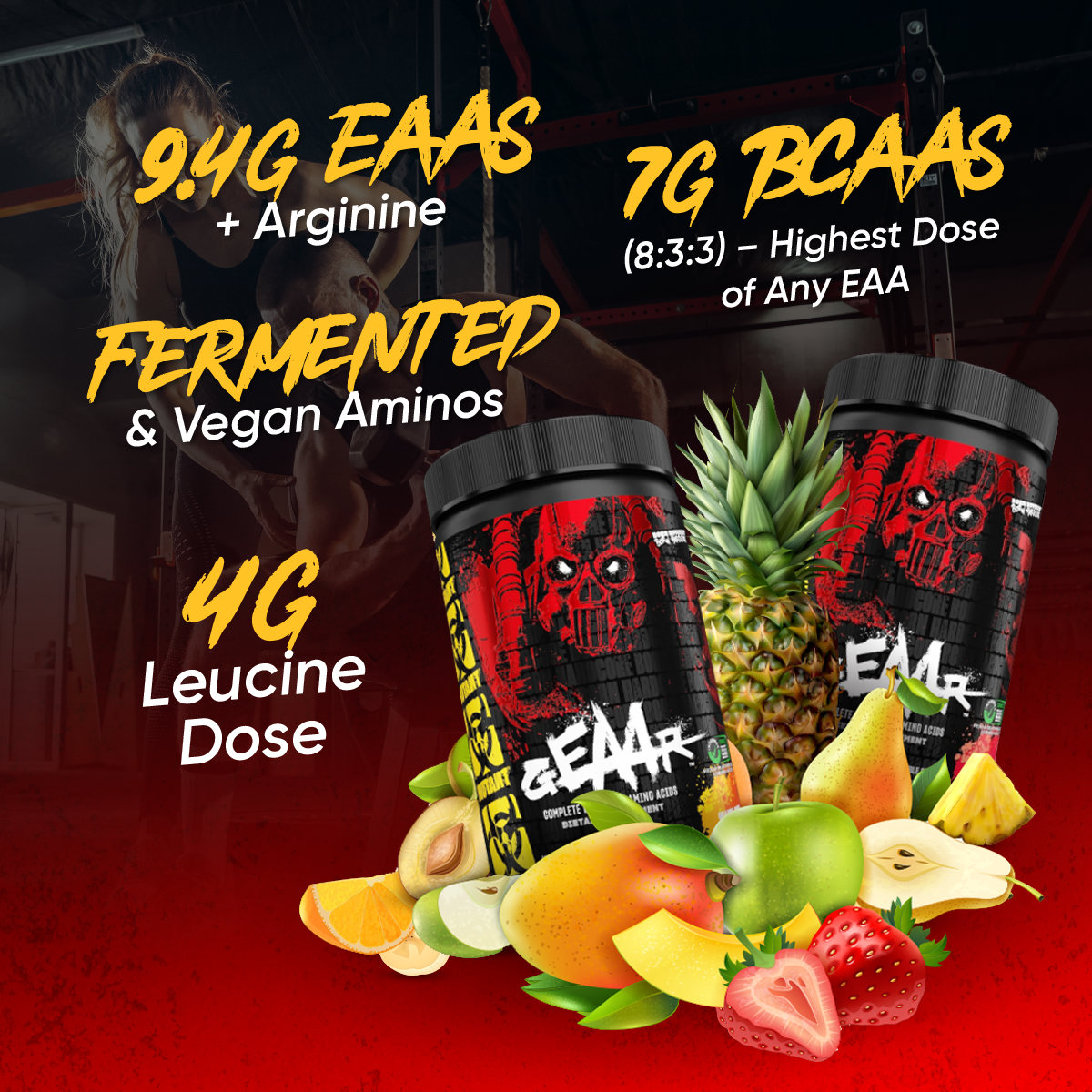 Mutant, GEAAR, Complete Essential Amino Acids, 30 Sers - Ultimate Sup Singapore