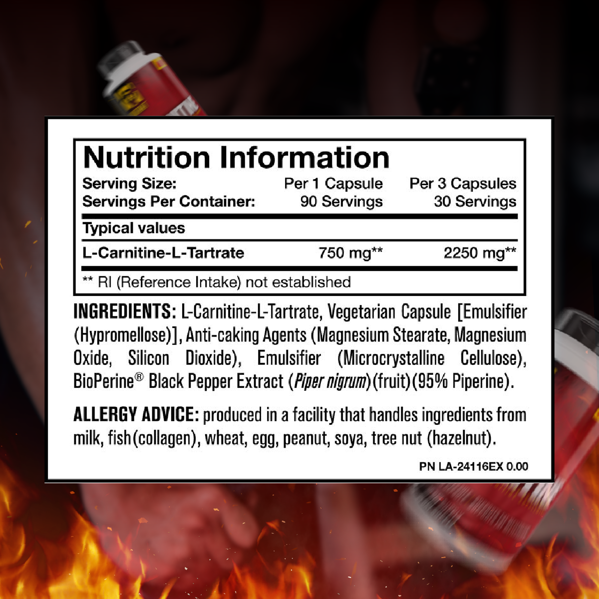 Mutant, L-Carnitine – Fat Burner, 90 Caps - Ultimate Sup Singapore