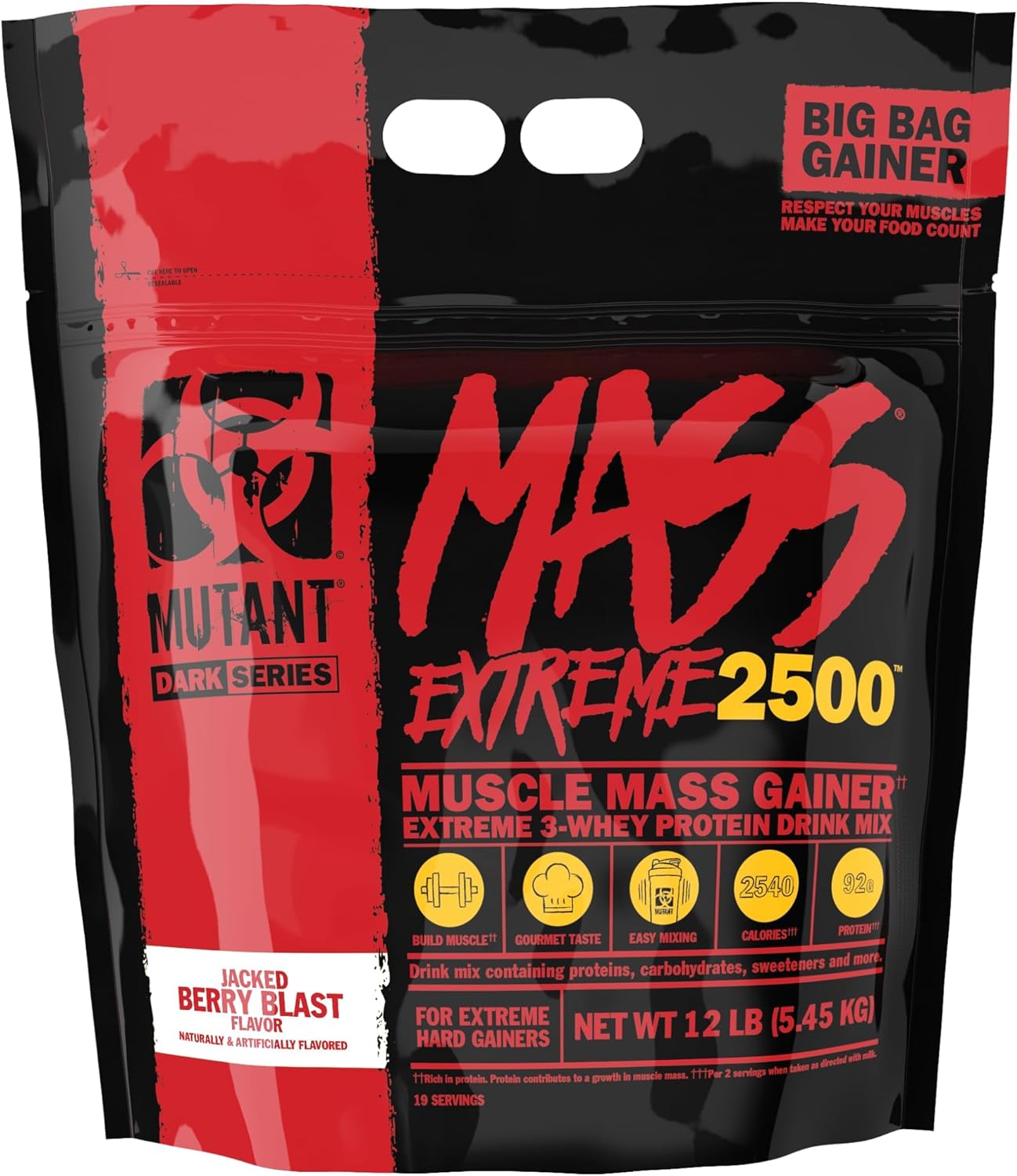 Mutant, Mass Extreme 2500, 2.2-20 lbs - Ultimate Sup Singapore