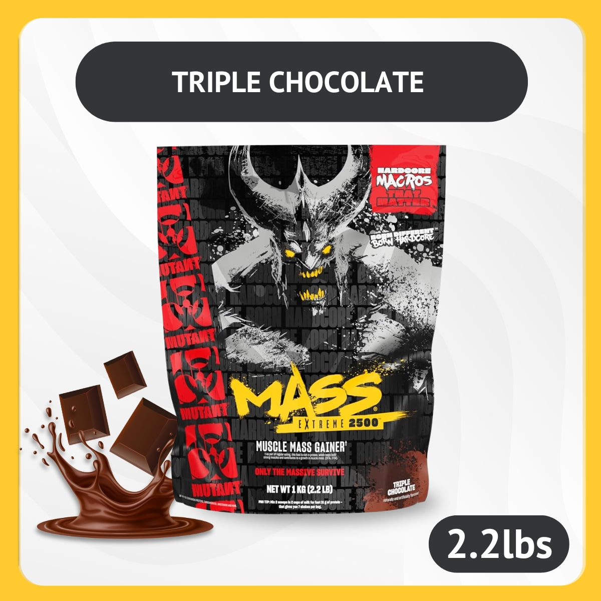 Mutant, Mass Extreme 2500, 2.2-20 lbs - Ultimate Sup Singapore