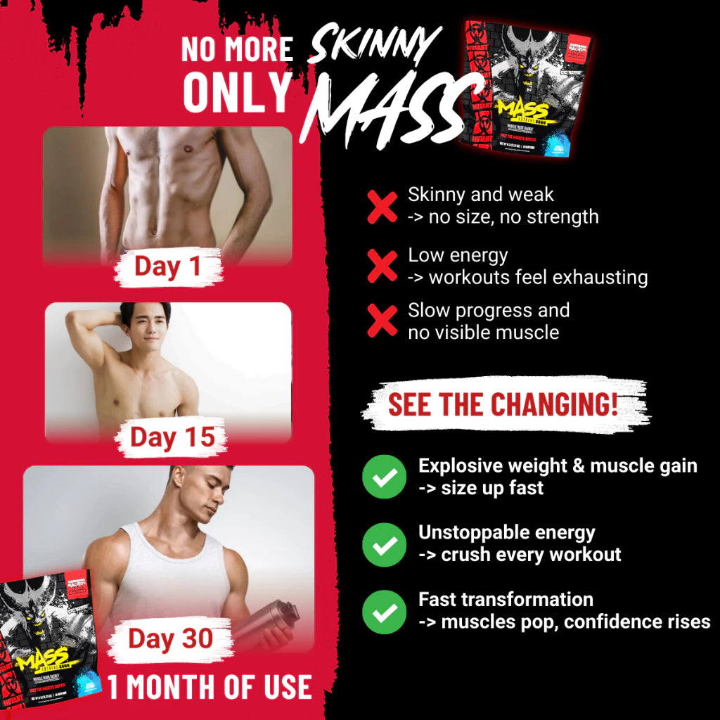 Mutant, Mass Extreme 2500, 2.2-20 lbs - Ultimate Sup Singapore