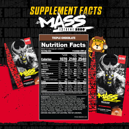 Mutant, Mass Extreme 2500, 2.2-20 lbs - Ultimate Sup Singapore