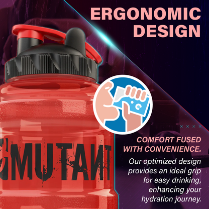 Mutant, Mega Mug Hydration Water Bottle, 2.6 Litre - Ultimate Sup Singapore