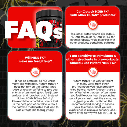Mutant, Mind FK – Nootropic Pre-Workout, 460g - Ultimate Sup Singapore