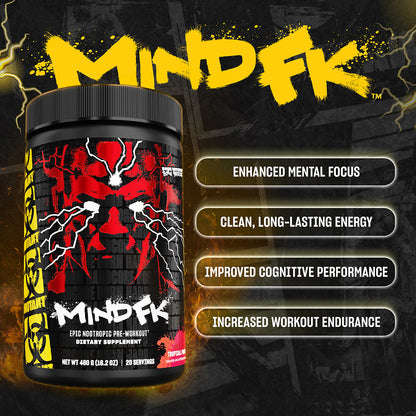 Mutant, Mind FK – Nootropic Pre-Workout, 460g - Ultimate Sup Singapore