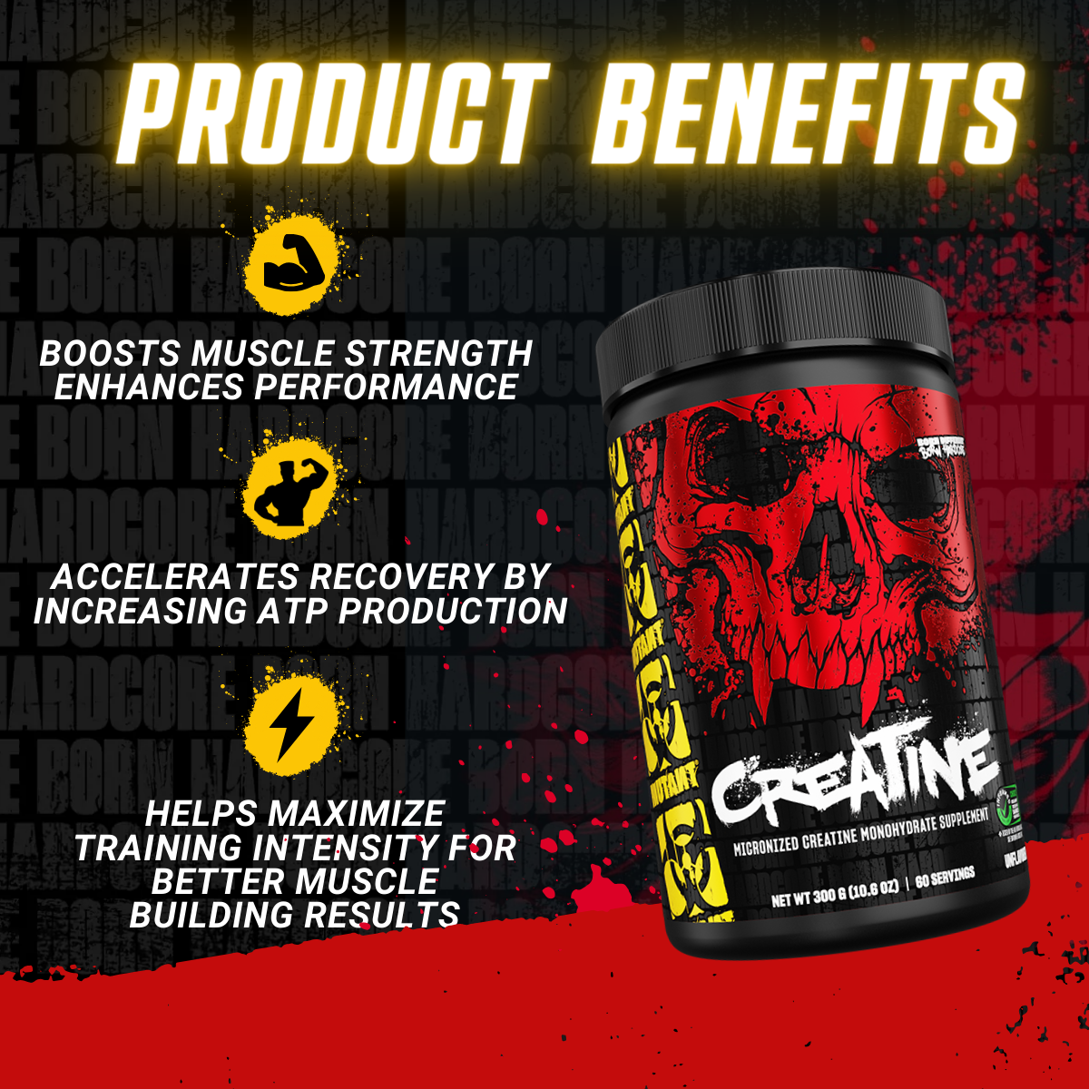 Mutant, Mutant Creatine – Muscle Growth, 300g - Ultimate Sup Singapore