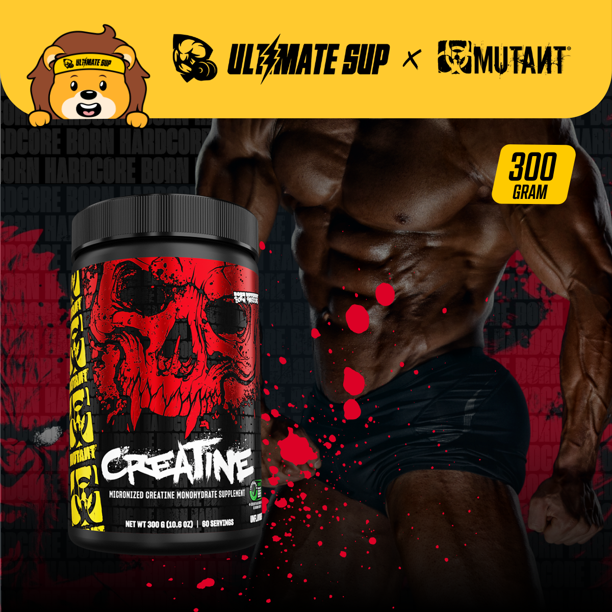 Mutant, Mutant Creatine – Muscle Growth, 300g - Ultimate Sup Singapore