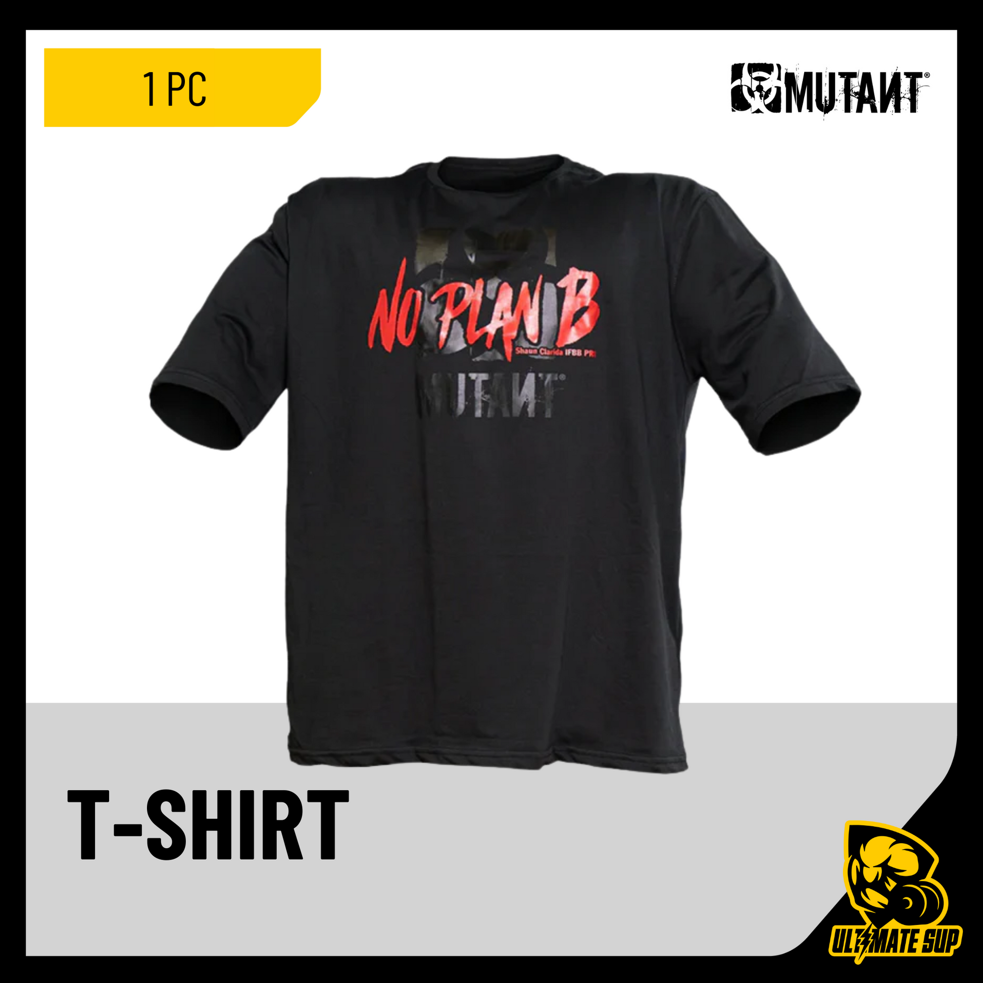 Mutant, Oversized T-Shirt - No Plan B, Black - Ultimate Sup Singapore