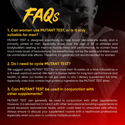 Mutant, TEST Testosterone Booster, 90 Capsules - Ultimate Sup Singapore