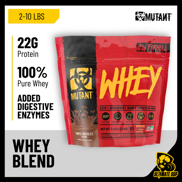 Mutant, Whey Protein Powder, 2-10 lbs - Ultimate Sup Singapore