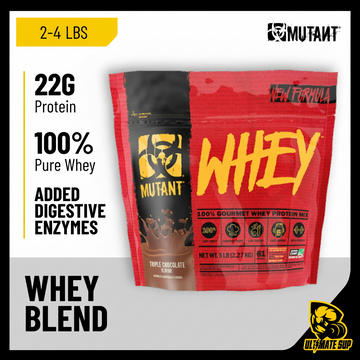 Mutant, Whey Protein Powder, 2-4 lbs - Ultimate Sup Singapore
