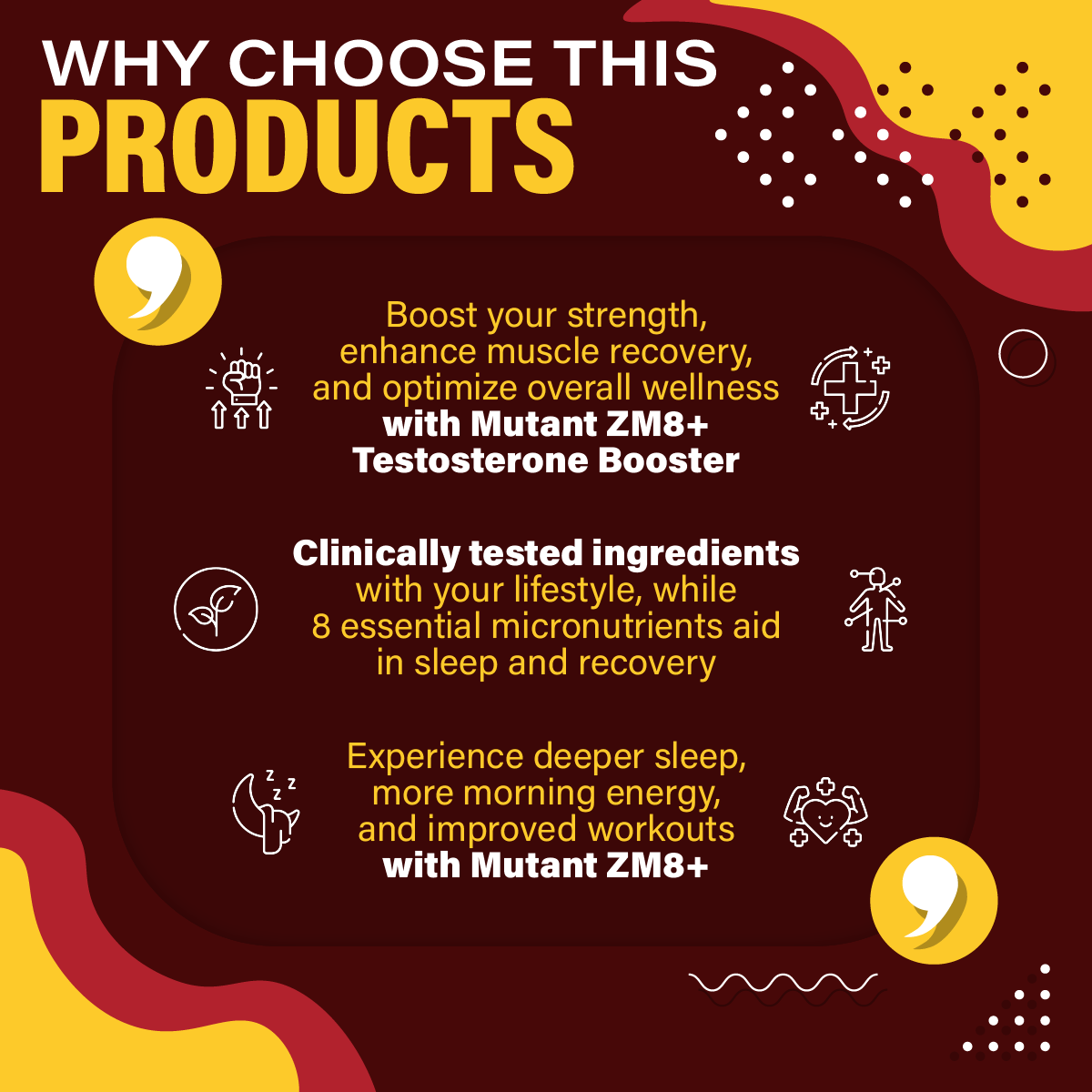 Mutant, ZM8+ Testosterone Booster, 90 Caps - Ultimate Sup Singapore