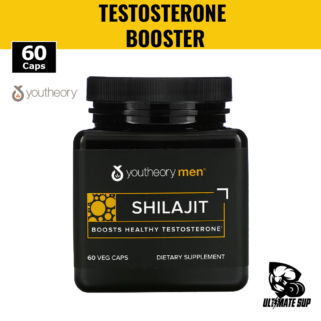Youtheory, Men, Shilajit, Testosteron Booster, 60 Veg Caps, Thumbnails