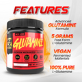 Mutant GLUTAMINE, Muscle Support, Unflavored, 300 g - Ultimate Sup Singapore