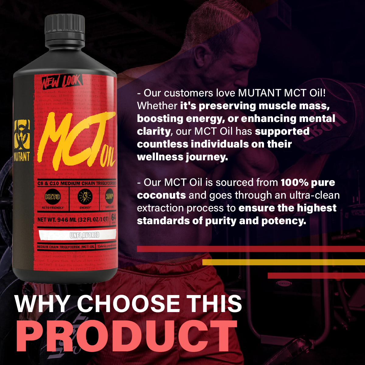 Mutant, MCT Oil, 946ml - Ultimate Sup Singapore