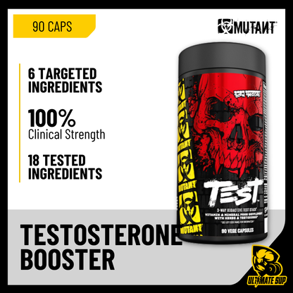 Mutant, TEST Testosterone Booster, 90 Capsules