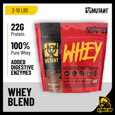 Mutant, Whey Protein Powder, 2-10 lbs - Ultimate Sup Singapore