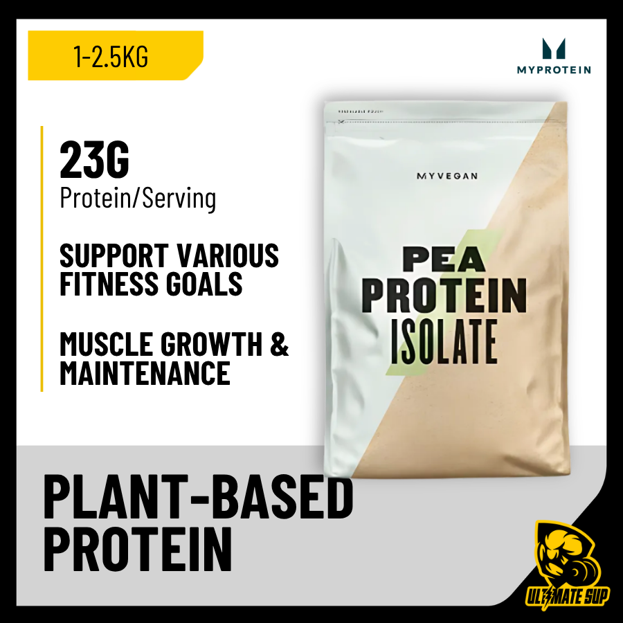 MyProtein Pea Protein Isolate | Plant Based Protein | NO Soy & Dairy | Sugar Free | For Vegans and Vegetarians - Ultimate Sup Singapore
