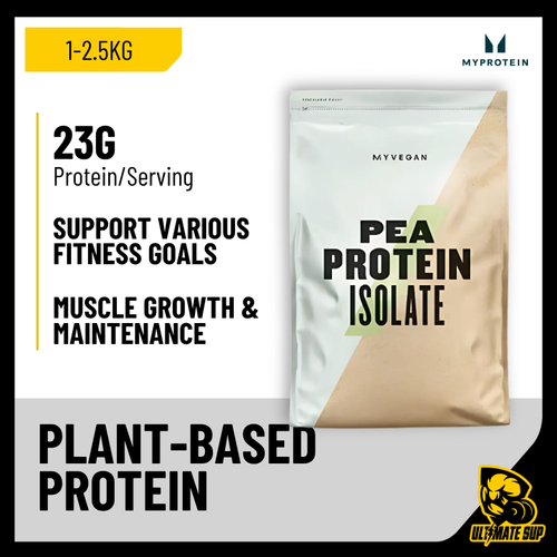 MyProtein Pea Protein Isolate | Plant Based Protein | NO Soy & Dairy | Sugar Free | For Vegans and Vegetarians - Ultimate Sup Singapore