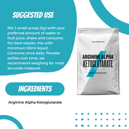 Myprotein, 100% AAKG Powder, 250g - Ultimate Sup Singapore