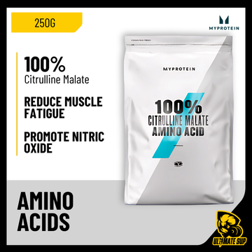 Myprotein 100% Citrulline Malate Powder, Amino Acid Supplement For High-Intensity Exercise, 250g - Ultimate Sup Singapore