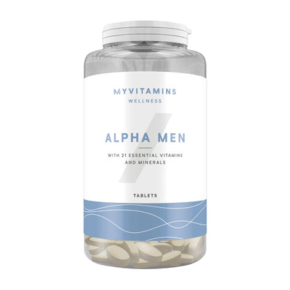 Myprotein Alpha Men Multivitamin Tablets | Essential Vitamins & Minerals | Vital for a Healthy Immune System, 120-240 Tablets, 60-120 Servings - Ultimate Sup Singapore