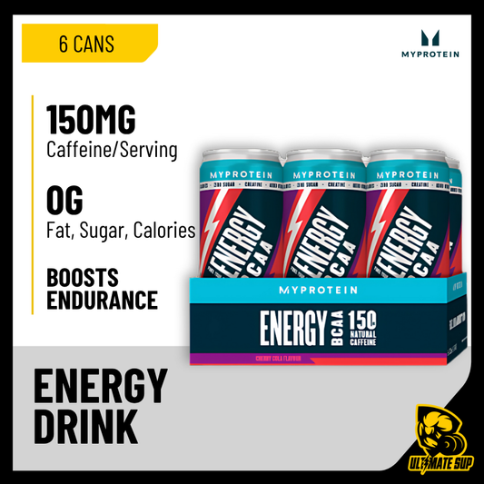 Myprotein, BCAA Energy Drink, 6 cans/box - Ultimate Sup Singapore