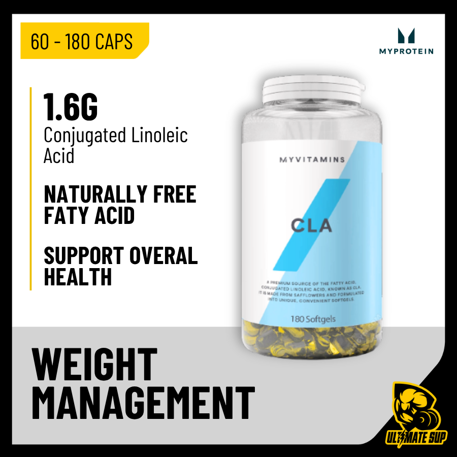 Myprotein CLA Capsules 60 - 180 capsules - Ultimate Sup Singapore