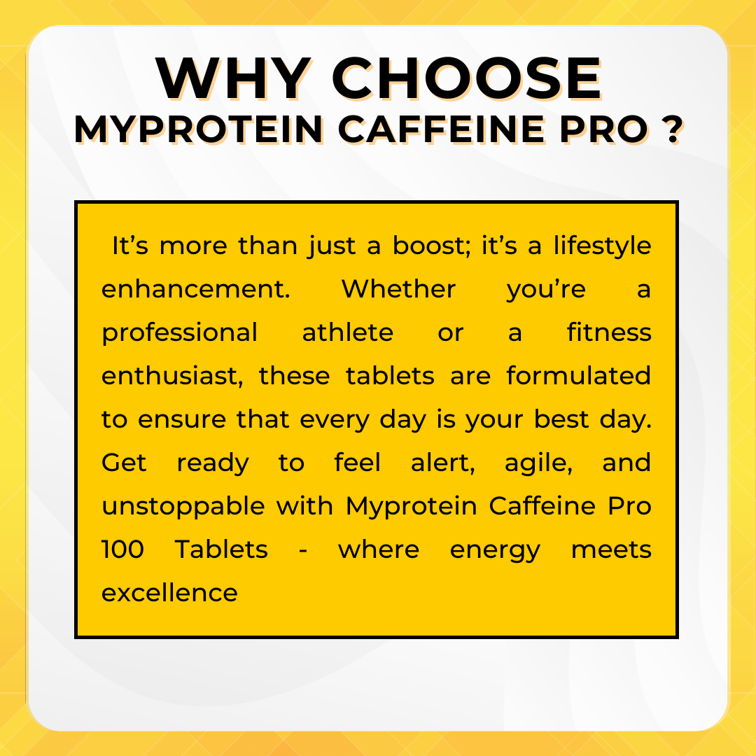 Myprotein, Caffeine Pro, 100 Tabs - Ultimate Sup Singapore