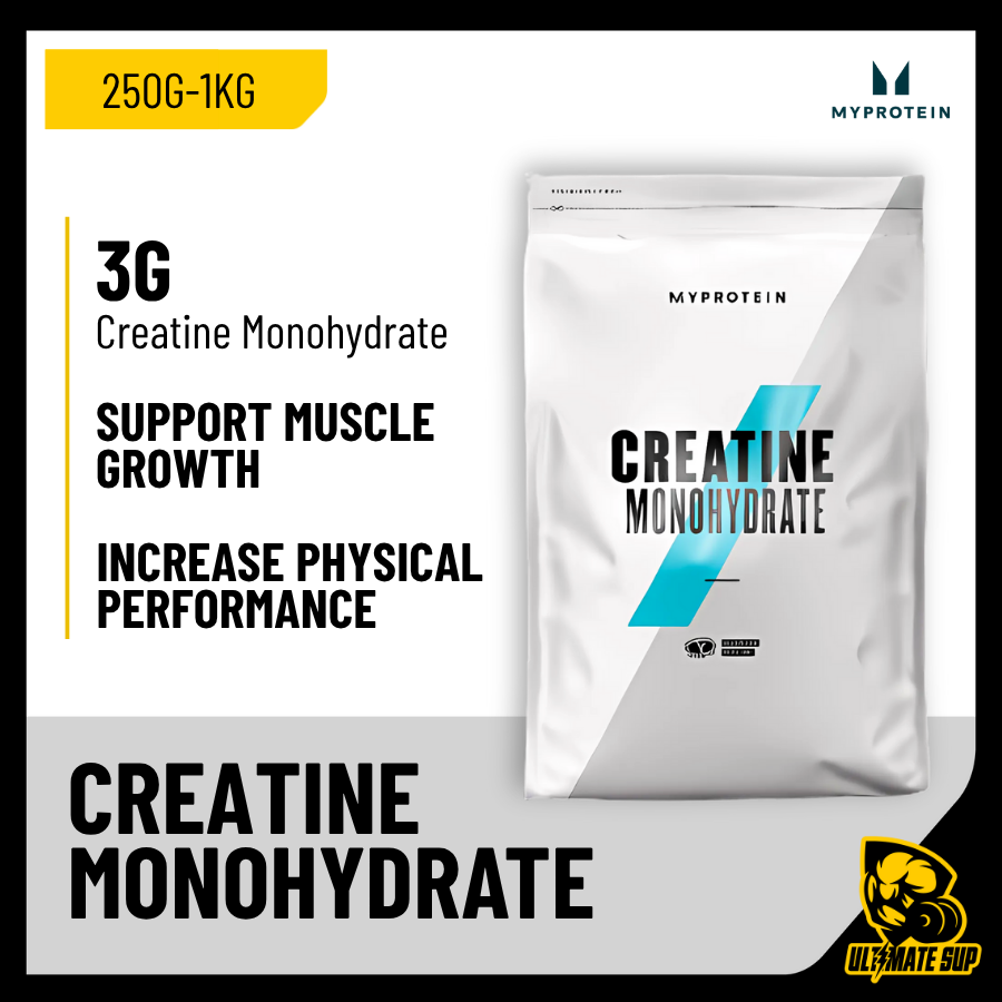 Myprotein, Creatine Monohydrate Powder 0.25-1kg - Ultimate Sup Singapore