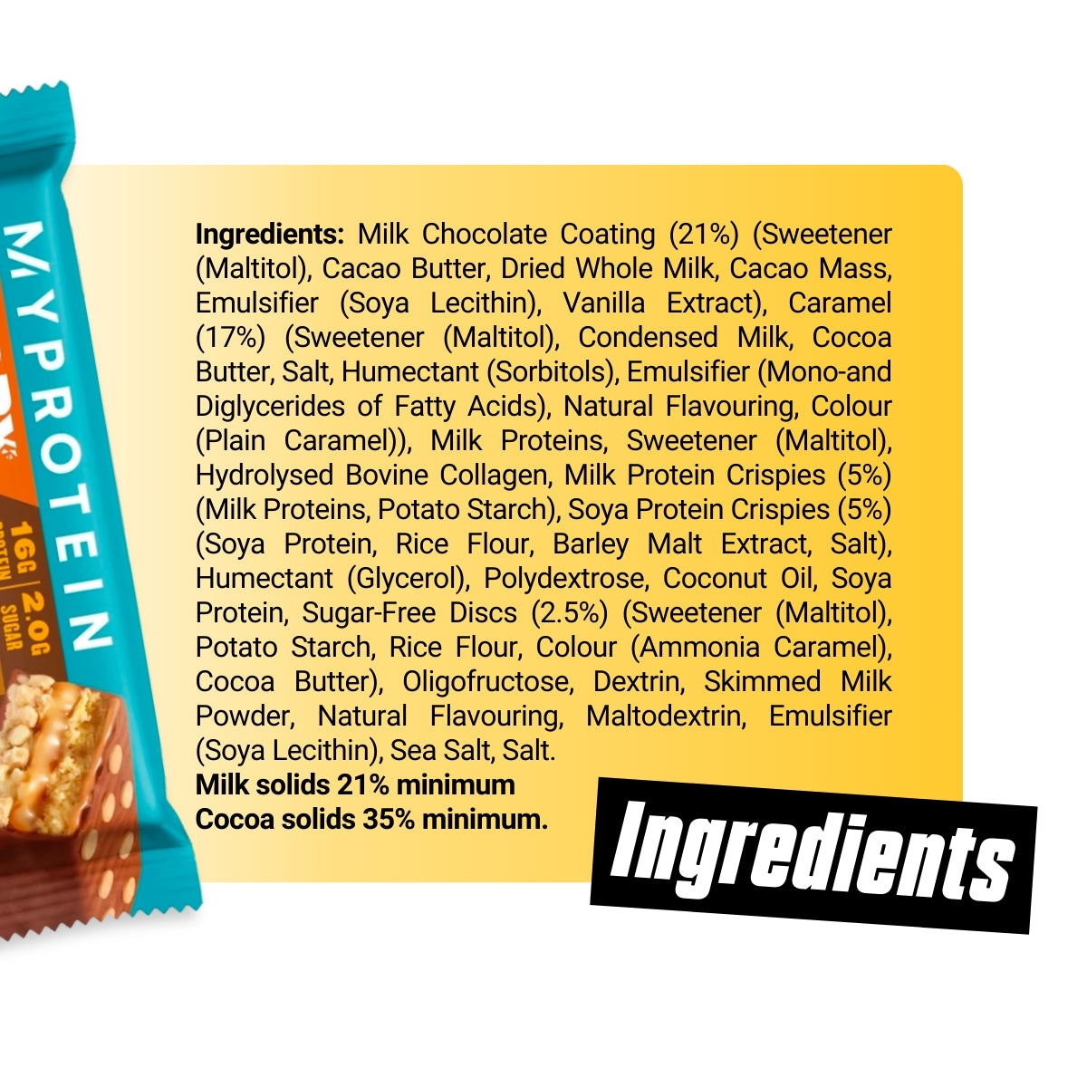 Myprotein Crispy Layered Bar | 16g Protein Each Various Flavor - Ultimate Sup Singapore