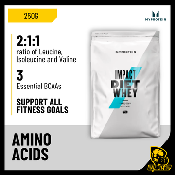 Myprotein, Essential BCAA 2:1:1, 250g - Ultimate Sup Singapore