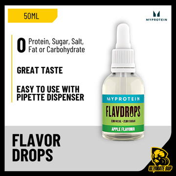 Myprotein, FlavDrops, Zero Calorie, Food and Beverage, No Sugar, Use with Protein Shake - Ultimate Sup Singapore