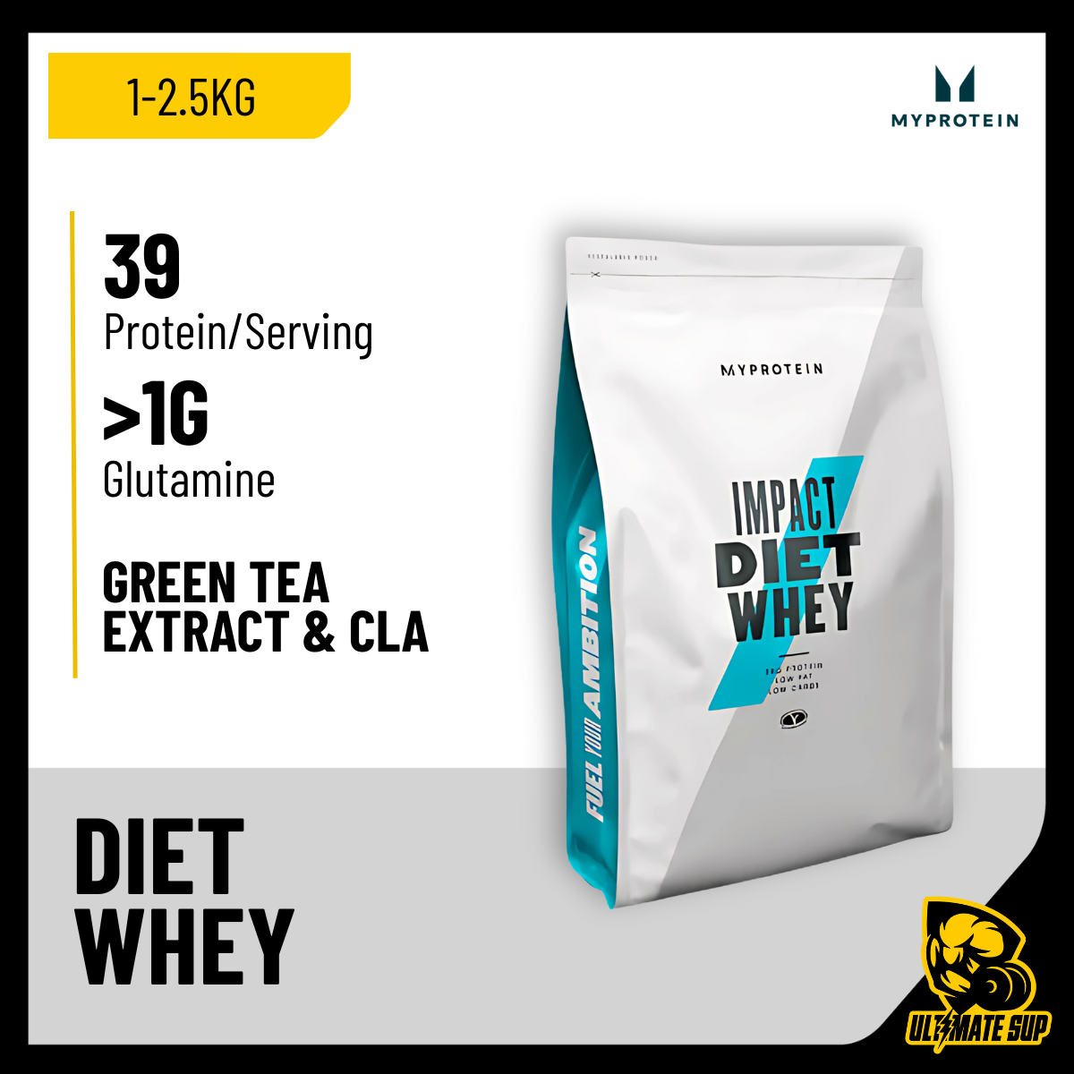 Myprotein Impact Diet Whey Low in Carbs | Grow & Maintain Muscle | Support Tone-up & Weight Loss - Ultimate Sup Singapore