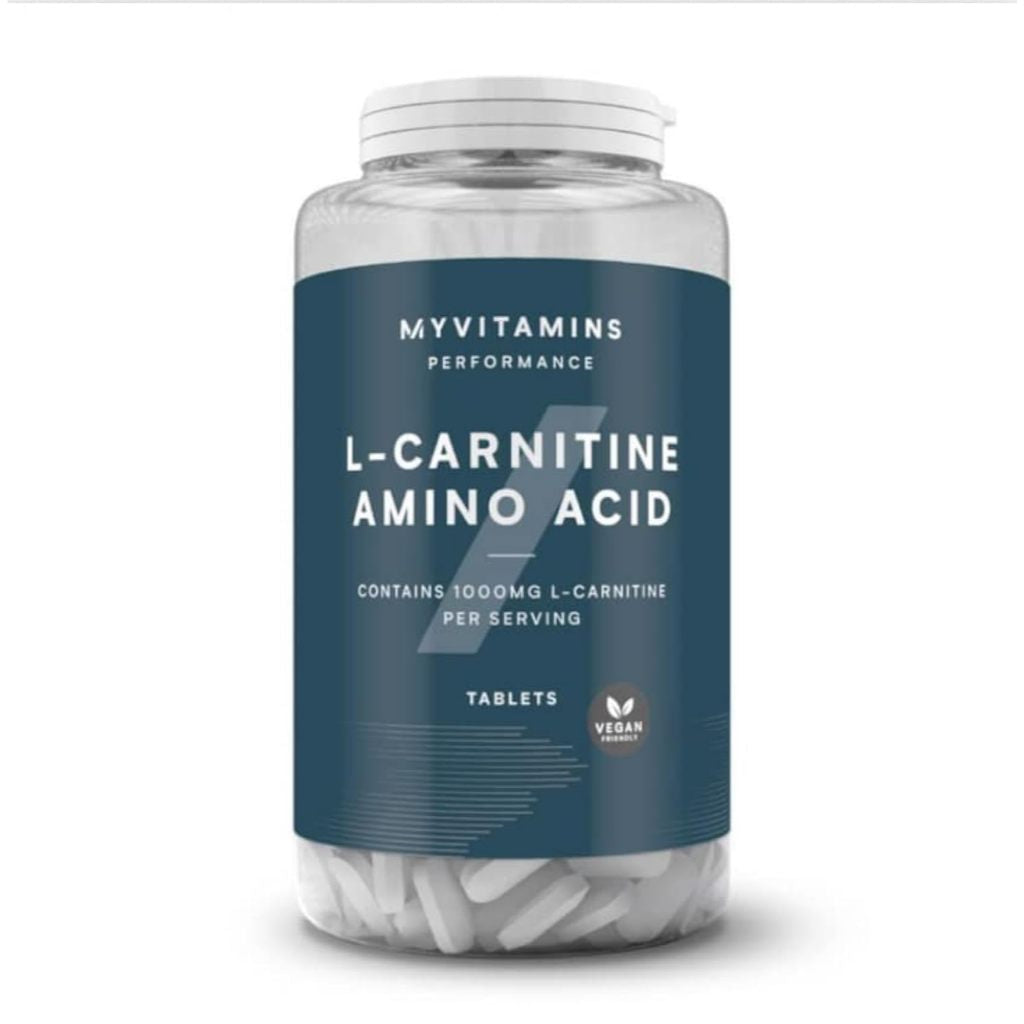 Myprotein L-Carnitine Tablets, 1000mg Carnitine, Amino Acid, Support Fat Burning, Muscle Recovery, 90-180 tablets - Ultimate Sup Singapore