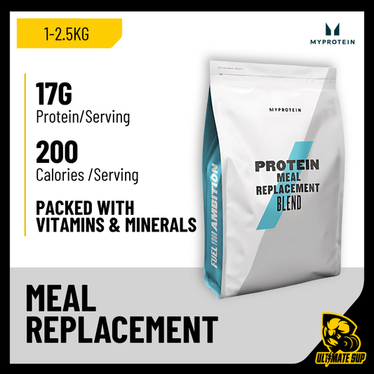 Myprotein, Protein Meal Replacement Blend, High Protein, High Fiber, Folic Acid, Chloride, Calcium, Iron and Zinc - Ultimate Sup Singapore