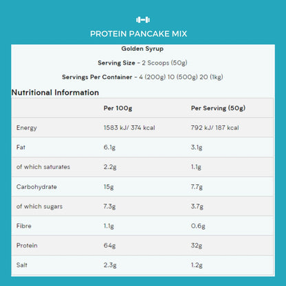 Myprotein, Protein Pancake Mix, 200g - Ultimate Sup Singapore