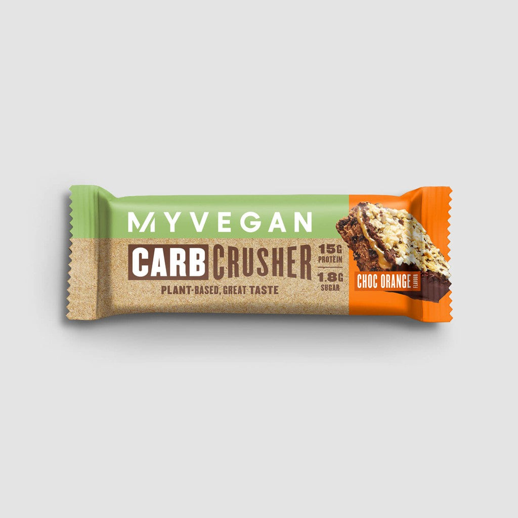 Myprotein Vegan Carb Crusher Protein Bar | Plant-powered Protein & Low Sugar | Vegan Friendly | Grow Muscle & Keep Fit - Ultimate Sup Singapore