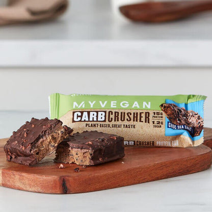 Myprotein Vegan Carb Crusher Protein Bar | Plant-powered Protein & Low Sugar | Vegan Friendly | Grow Muscle & Keep Fit - Ultimate Sup Singapore